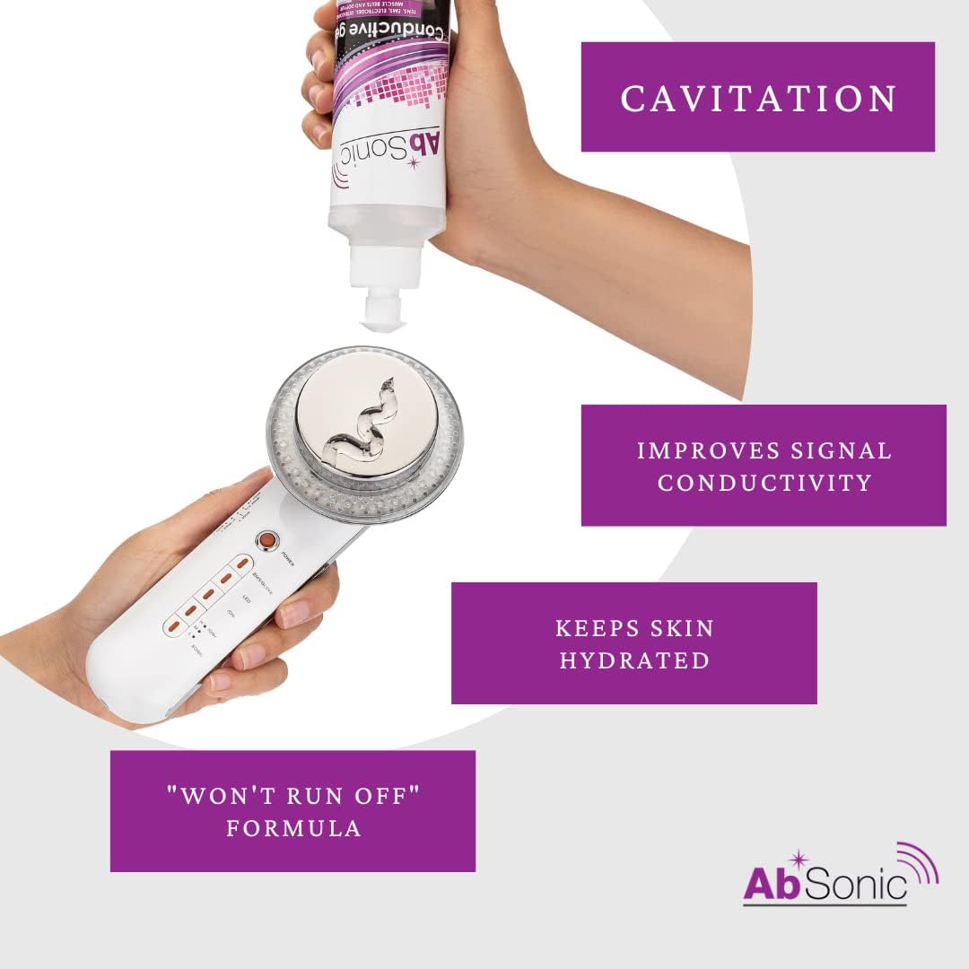 Absonic - Conductive Gel for Body Contouring & Skin Rejuventation Devices - Paraben-Free - 5L