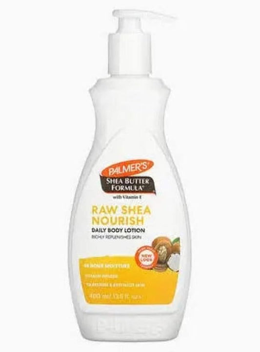 Palmer's Shea Formula Raw Shea Body Lotion, Pump, 13.5 Fl Oz (Pack of 2) - Packaging May Vary