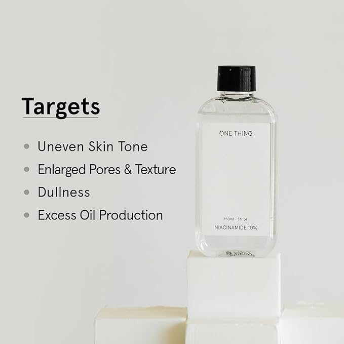 ONE THING Niacinamide 10% Toner 10.14 Fl Oz | Vitamin B3 Hydrating Revitalizing Soothing Facial Daily Essence Dull, Oily Skin | Discoloration, Redness, Acne Scars Relief, Uneven Tone | Korean SkinCare