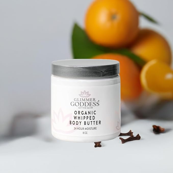 GLIMMER GODDESS Organic Whipped Body Butter (Spiced Orange)