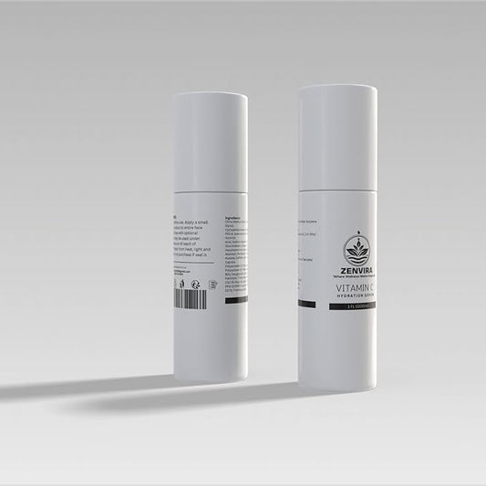 Super Vitamin C serum by Zenvira for Mature Skin – Made in USA, Anti-Aging with Hyaluronic Acid & Vitamin E – Hydrates, Firms, Brightens – Targets Wrinkles, Age Spots, Fine Lines – 1 fl oz