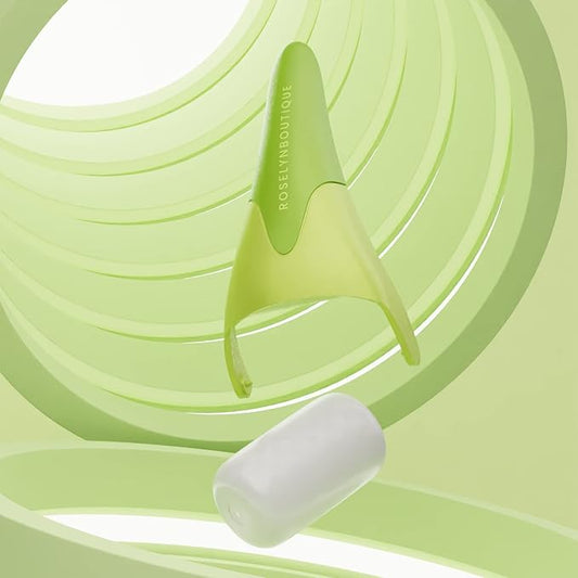 ROSELYNBOUTIQUE Ice Roller for Face Wrinkles Fine Lines Puffiness Stick Massager Facial Skin Care Tools Self Care Gifts for Men Women (Lime)