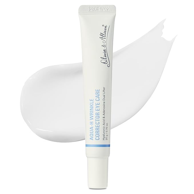 Olivia & Allison AQUA-H WRINKLE CORRECTOR EYE CARE - Adenosine + Hyaluronic Acid for Smoother & Youthful Eyes
