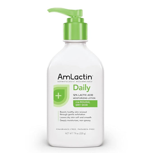 AmLactin Daily Moisturizing Lotion for Dry Skin (7.9 oz) and AmLactin Intensive Healing Body Lotion for Dry Skin (7.9 oz)