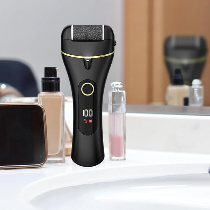 Electric Foot Scrubber Rechargeable Portable Foot Callus Remover Foot File Pedicure Kits Perfect for Dead Hard Cracked Dry Skin