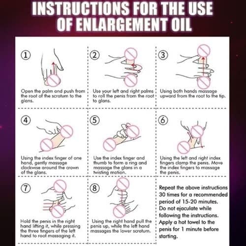 Massage Oil Enlargement Oil Increase Enlarge Gel Thicker Longer Stronger Large Size Enlarger Cream BLSEX for Men (F888-PNK)