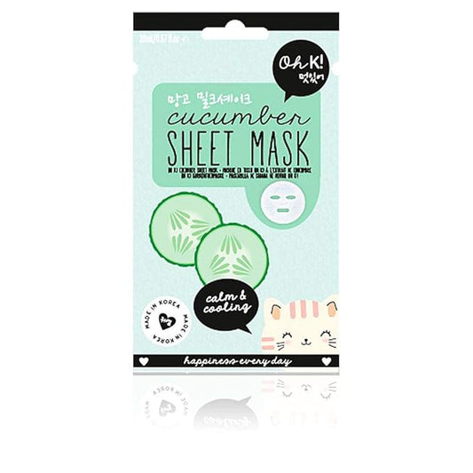 Oh K! Facial Sheet Mask, Cucumber