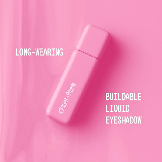 about-face Matte Fluid Eye Paint On Pointe – High-Pigment Liquid Eyeshadow, Long-Lasting, No-Budge Matte Finish, Vegan & Cruelty-Free (Baby Pink)