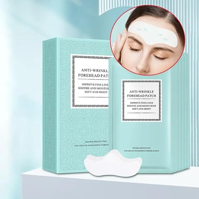 Anti face wrinkle pads overnight smoothing resistant anti-wrinkle patch forehead stickers