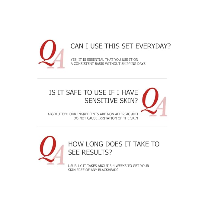 VENZEN Men's Cool Blackhead Removal Essence Nose Mask Pores Cleansing Water Kit 3pcs Set