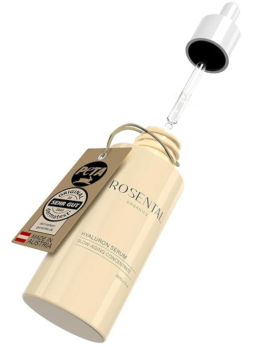 Organics Hydrating Facial Serum - 100% Vegan & Natural Cosmetics (30 ml, Hyaluronic Serum)