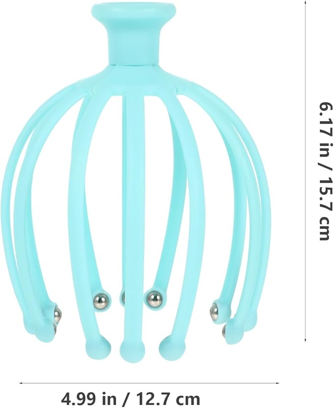 Head Massager Scalp Massaging Tool Relaxation Tool Octopus Scalp Massager Drivers Headache Relief Head Gua Sha Massager The Driver Tools Multifunction Massager