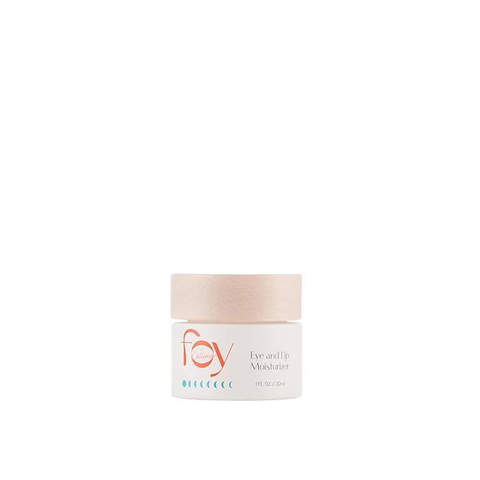 foy Illuminate+Smooth Eye and Lip Moisturizer - Luxurious Hydration and Anti-Aging Treatment with Hyaluronic Acid, Jojoba Seed Oil, and Antioxidants - 1 oz
