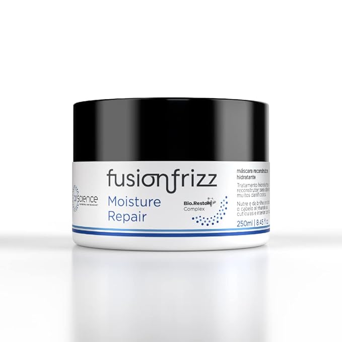 Fusionfrizz Moisture Repair Hair Mask, Deep Conditioning Hair Mask for Damaged Hair, Keratin Treatment, Tratamiento para Cabello Seco y Maltratado, Mascarilla para el Cabello | 8.45Fl Oz