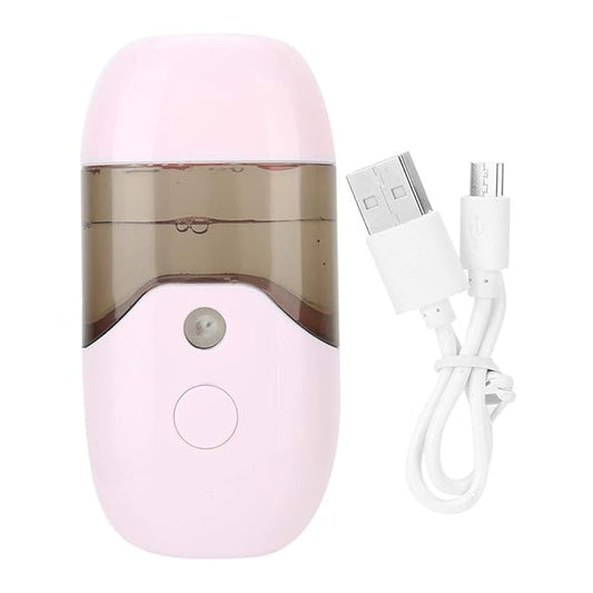 mister Sprayer, 50ml Portable Handheld USB Facial Mister, Facial Steamers for Skin Care, Face Moisturizing, Home, Office, Travel ()