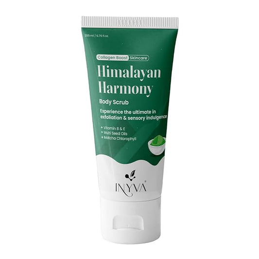 Himalayan Harmony Matcha Body Scrub With Walnut Shell,Shea Butter & Green Tea -6.7 Oz