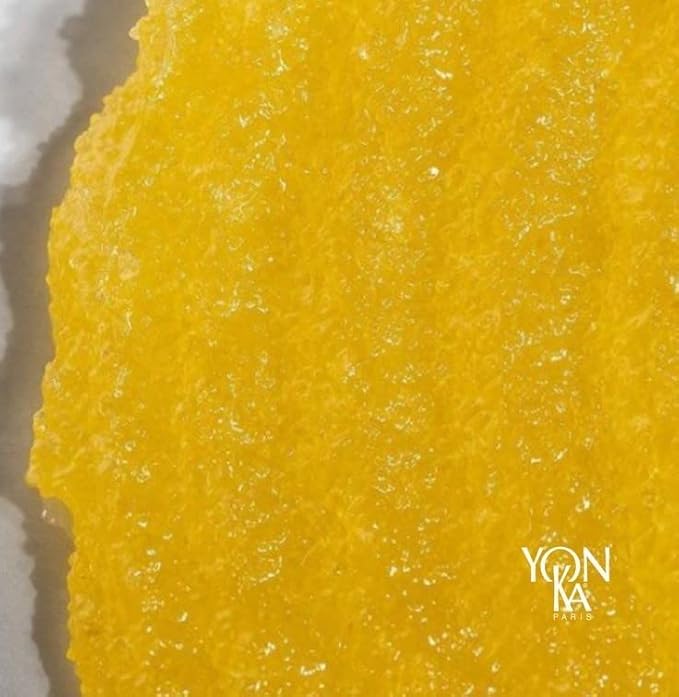 Yon-Ka Mandarin Sugar Scrub, Exfoliating Body Scrub with Brown Sugar and Sunflower Oil, Gentle Natural Ingredients Hydrate and Moisturize Dry Skin, Sweet Orange and Citrus Scent (200g)