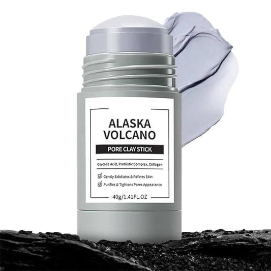 Clay Mask For Face, Vitamin C Face Masks with Turmeric and Kaolin Clay, Deep Cleansing Pores, Skincare Facial Mask for Refining Pores and Controlling Oil,(Seaweed Mud)