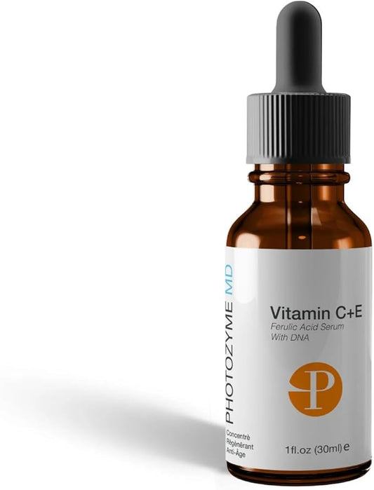 Photozyme Anti Aging Vitamin C + E Ferulic Acid Face Skincare, 1 fl. oz/30 ml