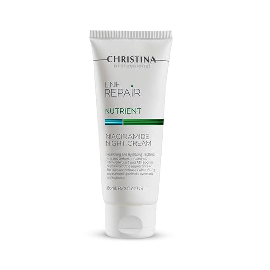 '-CHRISTINA- Line Repair Nutrient Niacinamide Night Cream - For Combination Normal Dry Skin 60 ml / 2 fl.oz