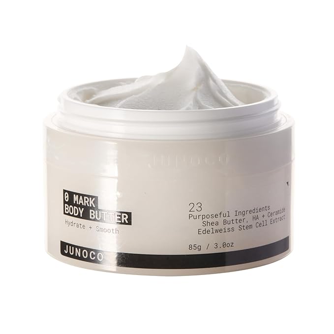 JUNO & Co. 0 Mark Body Butter, Body Cream with Refillable Pod for Moisturizing and Smoothing 85 g/3.0 oz