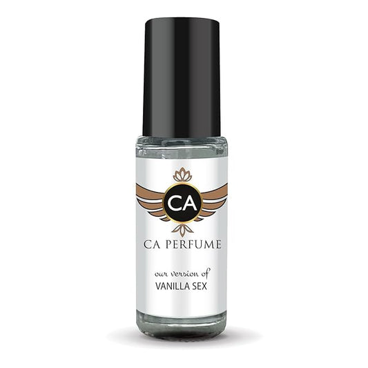 CA Perfume Impression of Vanilla Sex For Women & Men Fragrance Body Oil Roll-On 0.14 Fl Oz/4ml-X1