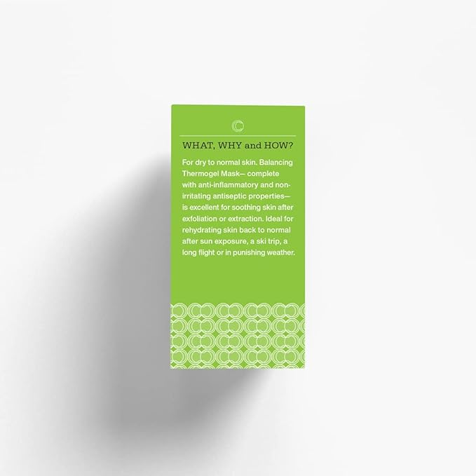 CONTROL CORRECTIVE Balancing Thermogel Mask, 2.5 Oz - A Hydrating Facial Treatment Mask To Restore Skin Ph, Calms Skin, May Be Left On Overnight For Added Hydrating, Deeply Hydrate, Anti-Inflammatory