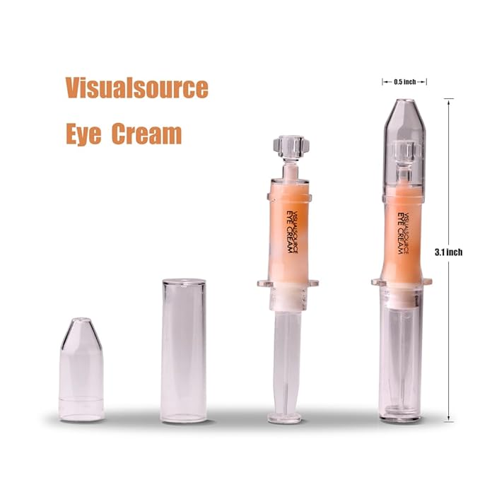 2Pack Instant Temporary Eye Cream Set,Visuasource 1ml Eye Tightening Serum Quickly Firming Reduces Under-eye puffiness,Dark Circles,Under-Eye Bags Instant Firm Eye Tightener Cream For Men Women