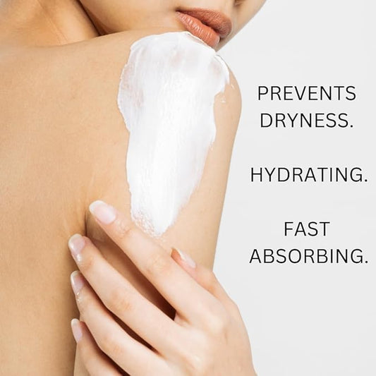 Amira Beauty Body Butter - Whipped Rich Lightweight Hydrating Coconut Oil & Vitamin C to Soften & Moisturize Skin - Scented with Cashmere Vanilla & Musk Body Lotion, 2.4 oz