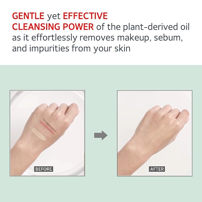 MAKE P:REM Safe Me. Relief Moisture Cleansing Oil, Deep Pore Cleansing Makeup Remover for Oily Skin, All Skin Types, Gentle Blackhead Remover, Korean Skin Care, 210ml, 7.1 Fl.Oz.