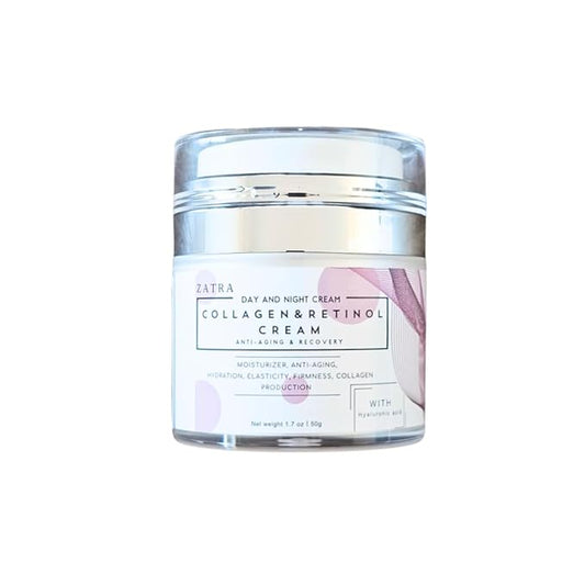 Retinol 3%, Collagen Face Cream with 5% Hyaluronic Acid, Moisturizer, Anti-Aging, Firmer, Reduce Fine Lines and Wrinkles, Radiant Skin