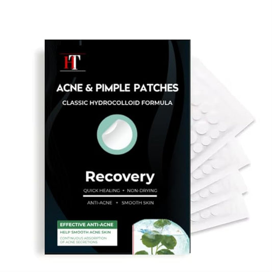 Acne Patches for Face, Acne Patches for Blemishes and Zits (36pcs)(One Sheet), Black