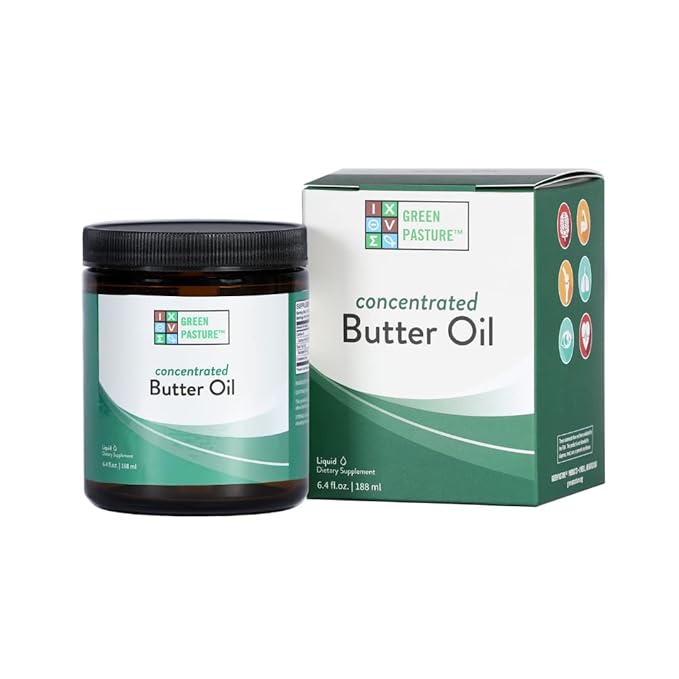 Green Pasture Concentrated Butter Oil Liquid - 6.4 fl. oz. - CLA- Vitamin A (6.4 oz.)