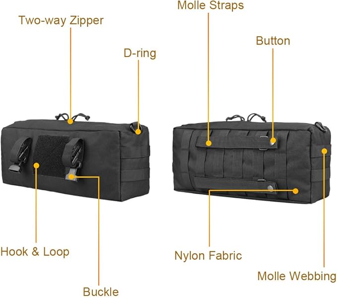 AMYIPO Tactical Pouch Multi-Purpose Large Capacity Increment Pouch Short Trips Bag