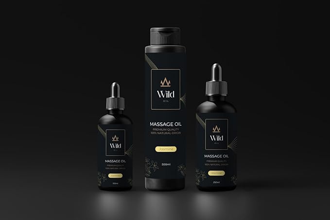 Lavender Luxurious Massage Oil Mineral, Grape Seed, Jojoba & Lavender Skin Moisturization Hair Nourishment hydration, Elasticity, Vegan & Natural (250ml)