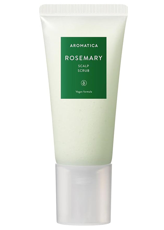 AROMATICA Rosemary Scalp Scrub 5.82oz / 165g, Scalp Treatment, Scalp Exfoliator with Salt Scrub for Oily Scalp, Dandruff, Build Up Remover