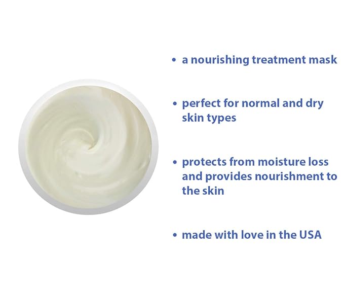 Raya Natural Lecithin Masque (601) | Nourishing Facial Treatment Mask for Dry and Combination Skin | Calms Inflammation and Minimizes Pores