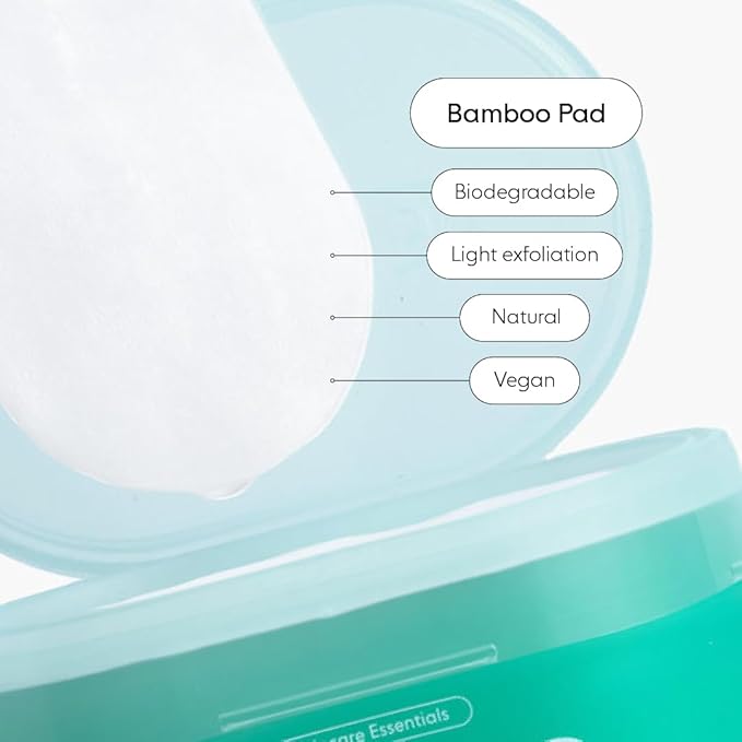 LOOPS Milky Cleanser Korean Skincare - Deep Cleansing and Hydrating Skin Care - Pre-soaked Bamboo Facial Cleansing Pads - Facial Wash with Milky Oil Complex - Oil Cleanser for Face