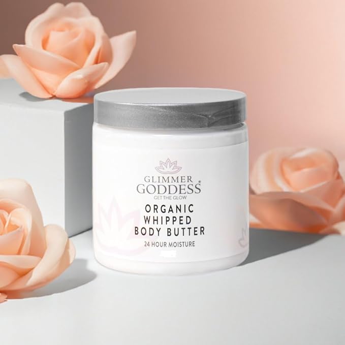 GLIMMER GODDESS Organic Body Butter - 8oz (Autumn Breeze)