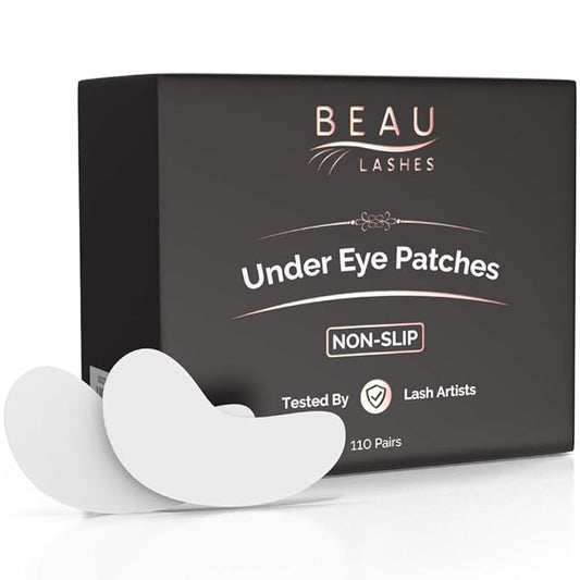 100 Pairs Under Eye Pads & Eyelash Extension Remover Gel | Lint Free Hydrogel Eye Patches for Lash Extensions & Lift | Effective Lash Glue Remover Gel for The Strongest Adhesives