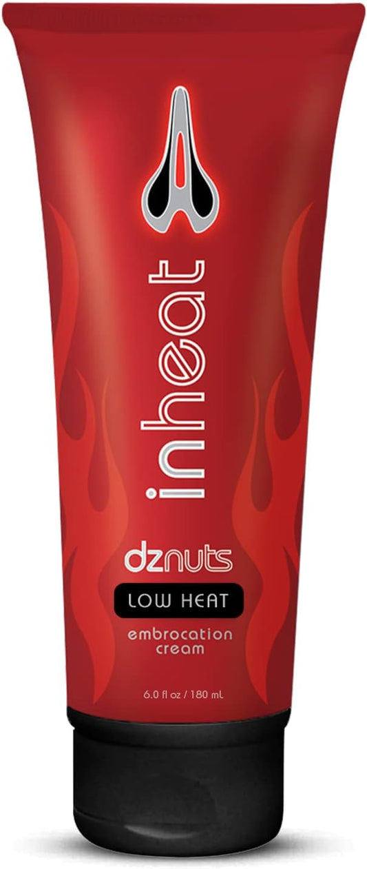 InHeat Embrocation Cream, Cold Weather Chamois Cream, Low Heat, 6.0 fl. Oz, 180ml