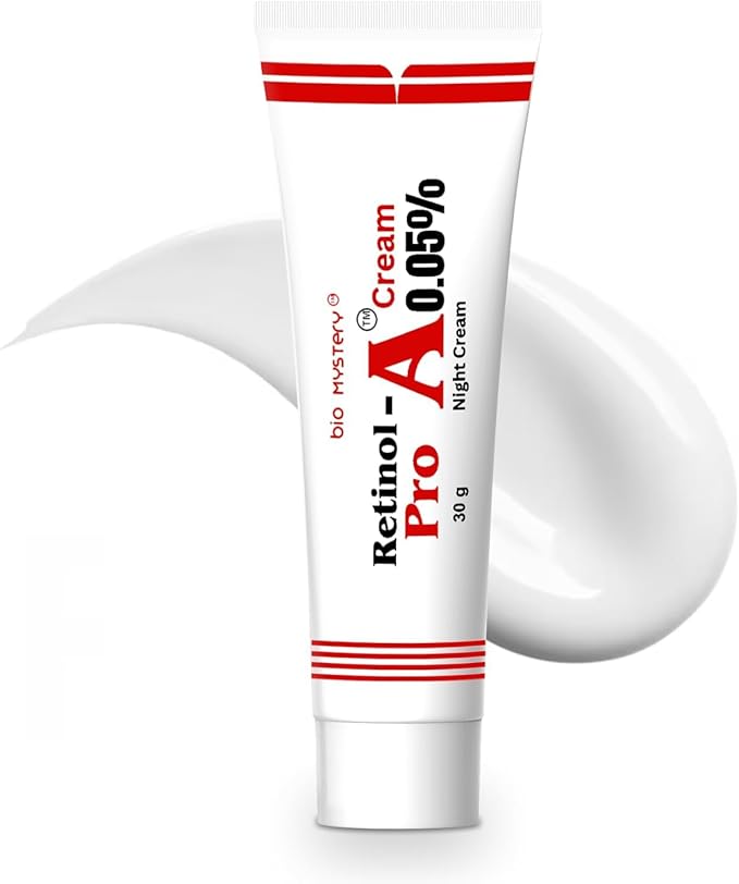 Retinol 0.05% For Night Repair Cream, Face Moisturizer for Wrinkle Reduction, Non-Greasy Formula for Daily Use 1.0 Oz
