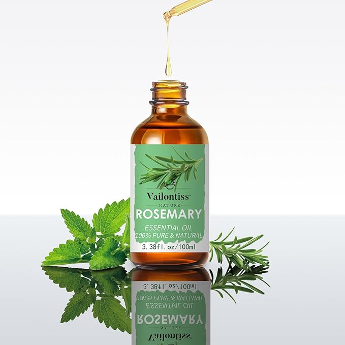 Rosemary Oil, Scalp & Hair Strengthening Oil, Rosemary Oil for Hair Growth, Dandruff Removal and Hair Strengthening for All Hair Types(Rosemary Oil, 100ml)