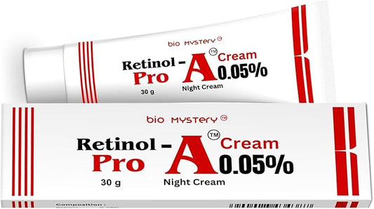 Retinol 0.05% For Night Repair Cream, Face Moisturizer for Wrinkle Reduction, Non-Greasy Formula for Daily Use 1.0 Oz