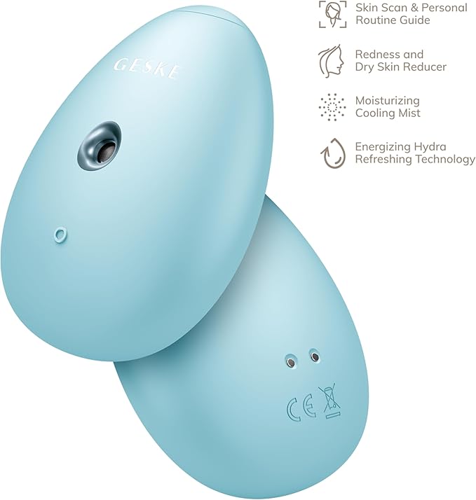 SmartAppGuided™ Facial Hydration Refresher | 4 in 1 | Water Atomizer | Moisturizing Spray Machine | Face Mister | Humidifier for Natural Glow | Reduce Redness & Dry Skin