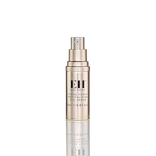 Emma Hardie 15ml Midas Touch Revitalising Eye Serum with Hyaluronic Acid, Visibly Reduces Fine Lines, Puffiness & Dark Circles, Lifting & Strengthening Eye Contour Area, Vegan & Cruelty Free