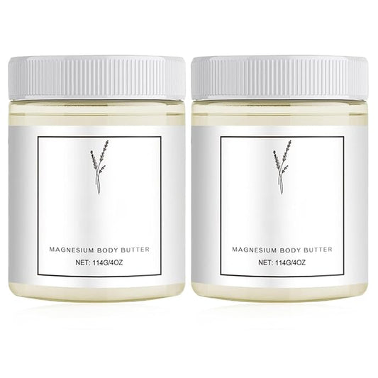 Neuropathy Cream, Magnesium Cream for Neuropathy,Magnesium Body Butter,Long-Lasting Hydration to Keep Skin Feeling Soft,Suitable for All Skin Types（2pcs）