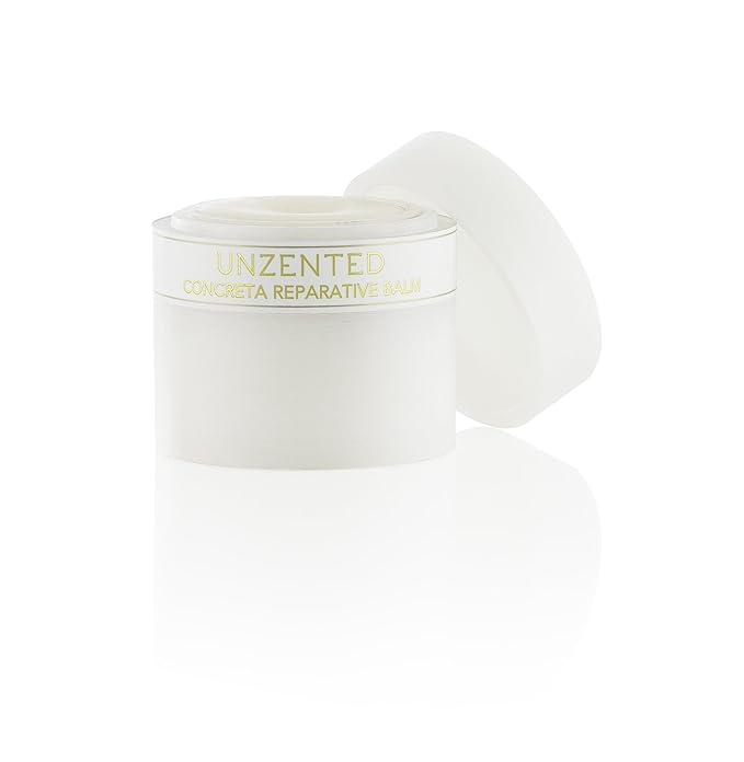 Zents Concreta Firming Repair Balm & Solid Parfum (Fragrance-Free) | Moisturizing Shea Butter & Coconut Oil for Skin | 1.25 fl oz