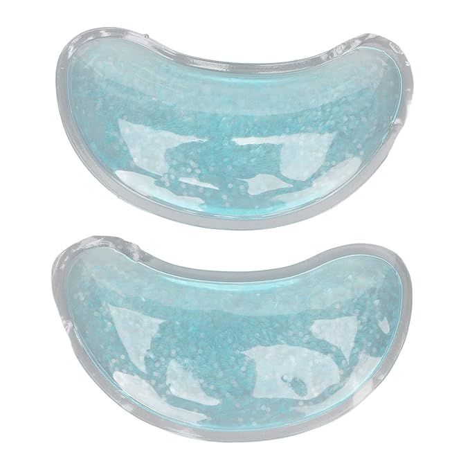 Jectse Gel Eye Pad, Reusable Cooling Eye Pads Gel Eye Mask Under Eye Gel Pads Hot Cold Treatment for Eye Strain Eye Swelling Eye Redness