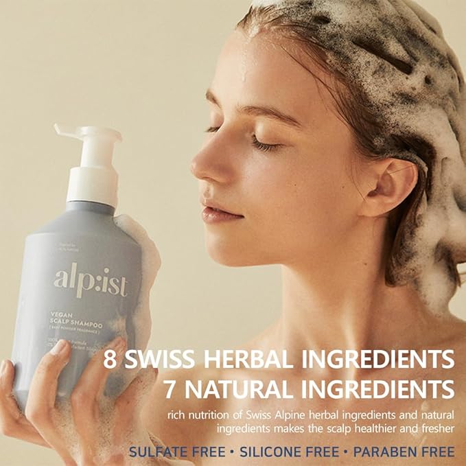 Kerasys alp:ist Vegan Formula Sulfate Silicone Paraben Free Nature alpist Scalp Care Pure Lily Fragrance 24.68 fl oz / 730 ml (Treatment, 2-Pack)